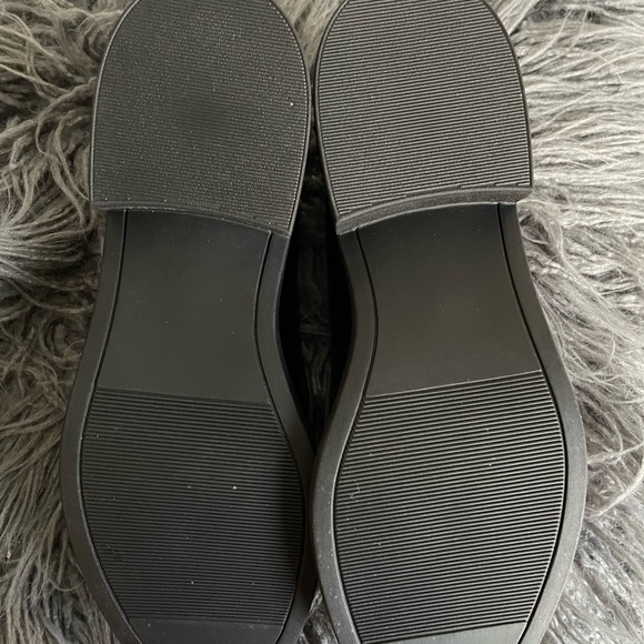 JustFab Black & White Embellished Loafer - Picture 5 of 9